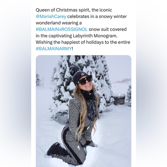 BALMAIN LIMITED EDITION quilted printed snow ski pants 36 NWT - Picture 4 of 15